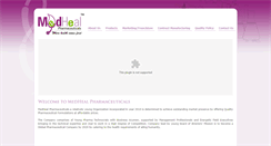 Desktop Screenshot of medhealpharma.com